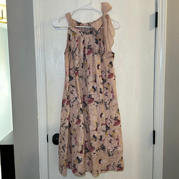 Bellambra 100% Linen Made In Italy Halter Dress Size Medium - Picture 1 of 8